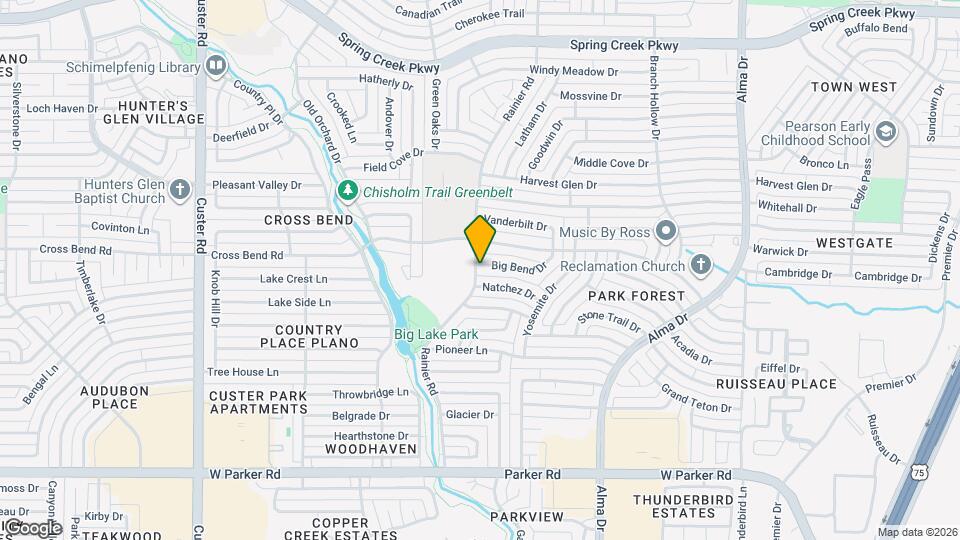 1464 Big Bend Dr Map and Location Details