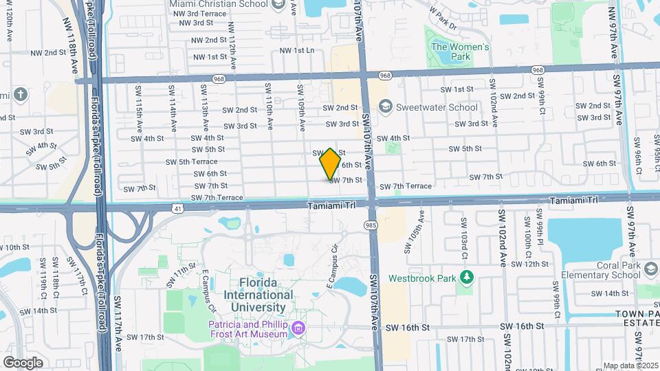 10832 SW 7th St Mapa y Detalles de la Ubicación