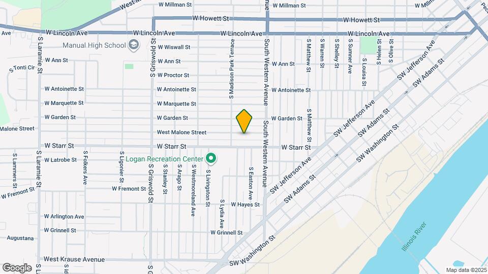 2010 West Malone Street Mapa y Detalles de la Ubicación
