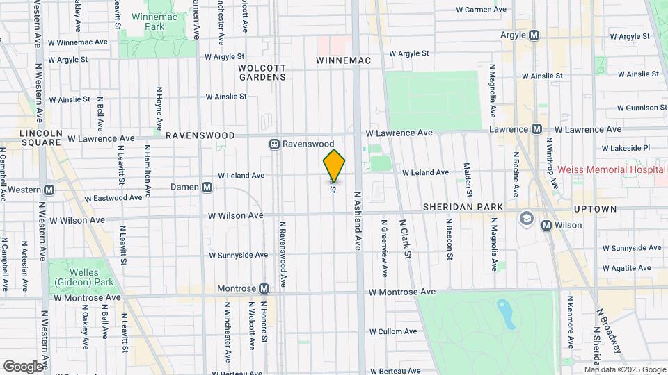 4639 N Paulina St Map and Location Details