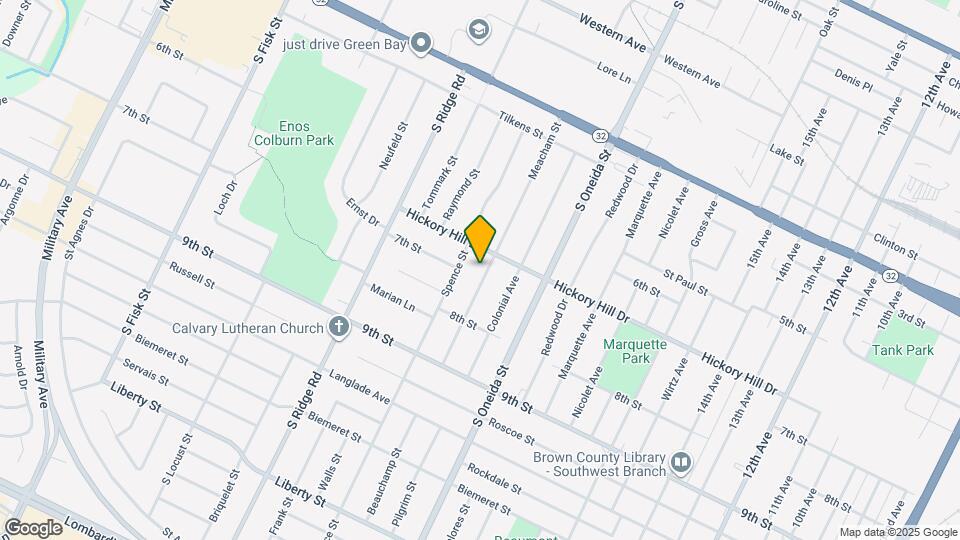 1114 Meacham St Map and Location Details