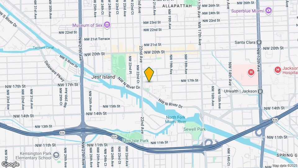 2172 NW 17th St Map and Location Details