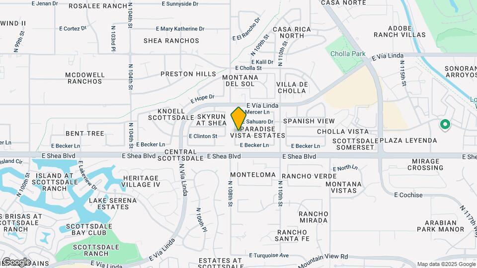 10770 N 108th Way Mapa y Detalles de la Ubicación