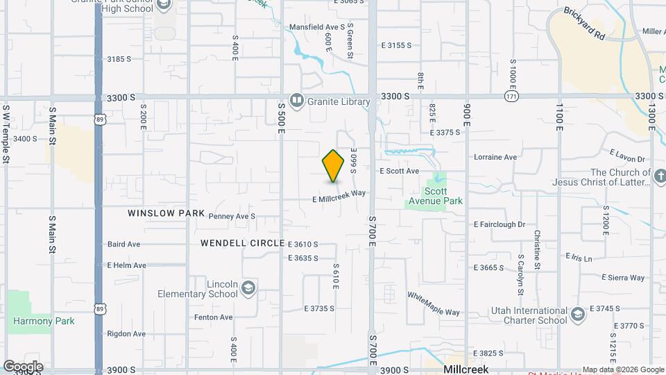 3490 S Pk Mdws Cir, Unit Unit 1 Map and Location Details
