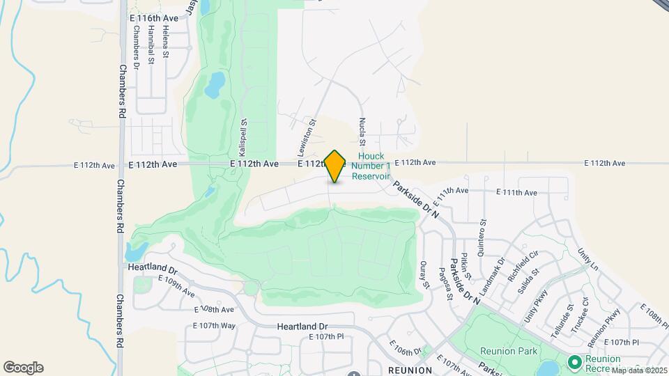 16417 E 111th Pl Map and Location Details