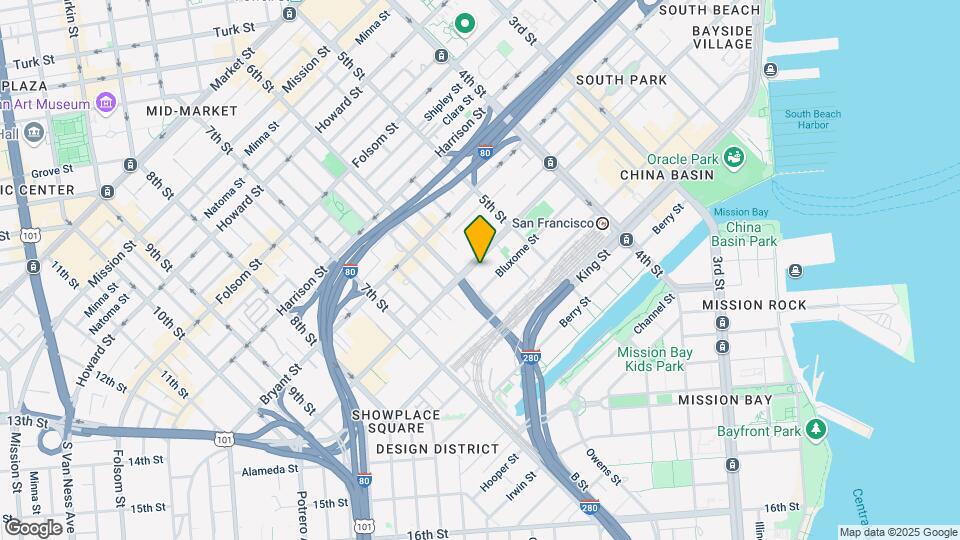 673 Brannan Map and Location Details