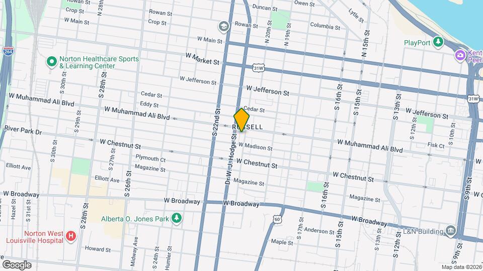 512 S 20th St Map and Location Details