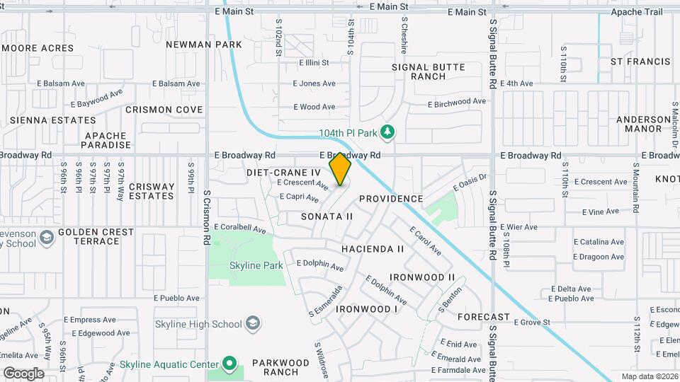 465 S Wildrose Map and Location Details