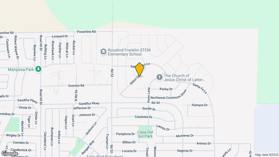 5825 Sidon Ln Map and Location Details