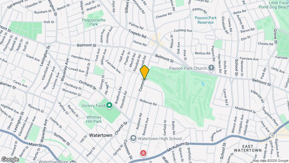 257 Common St Map and Location Details