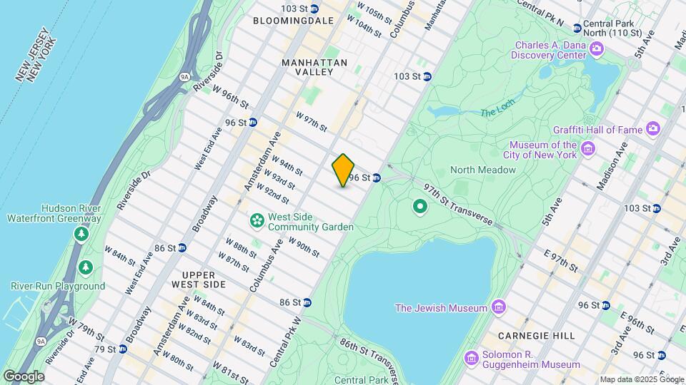 37 W 94th St Map and Location Details