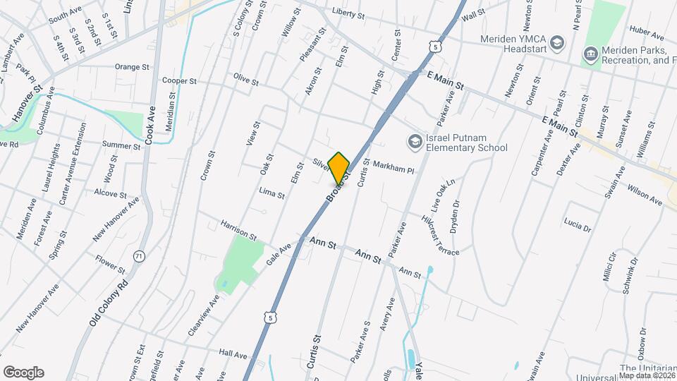 261 Broad St Map and Location Details