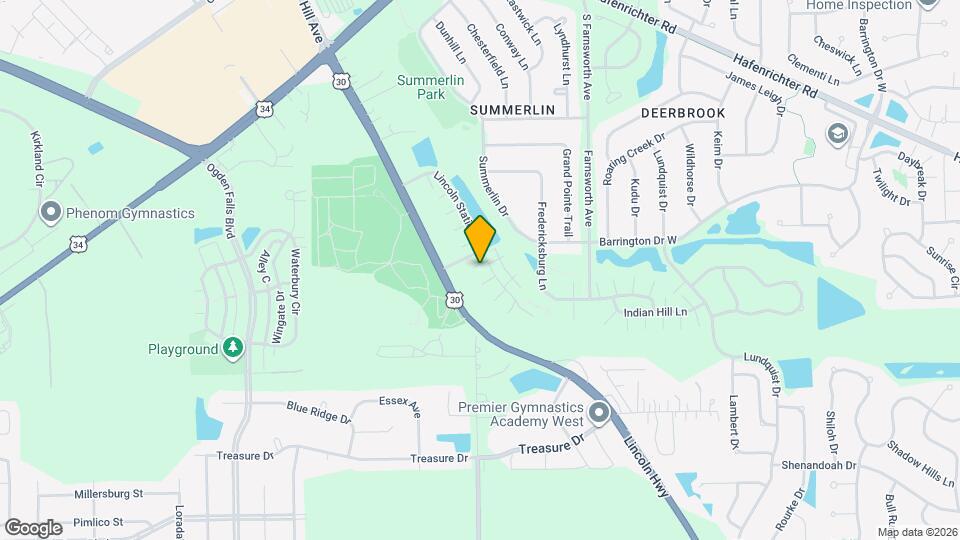 616 Lincoln Station Dr Map and Location Details