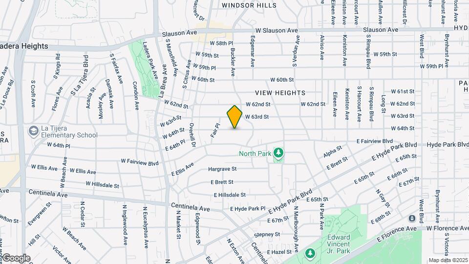 4436 W 64th St Map and Location Details