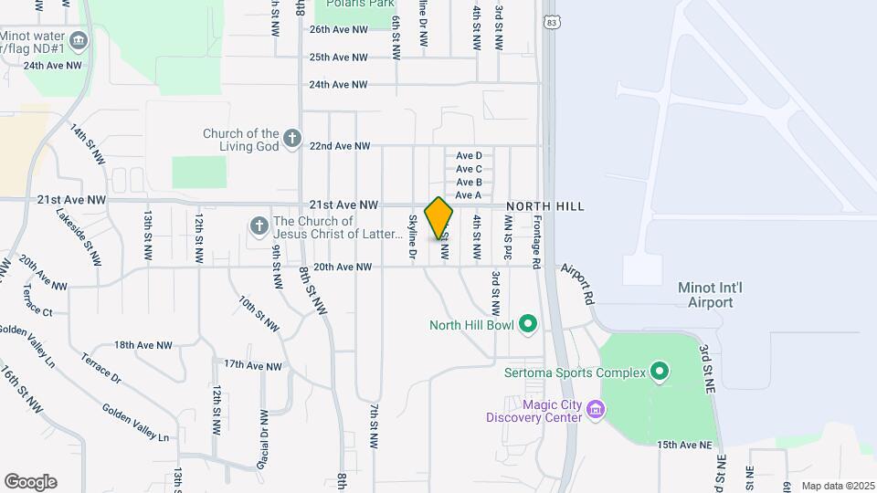 2017 5th St NW Map and Location Details