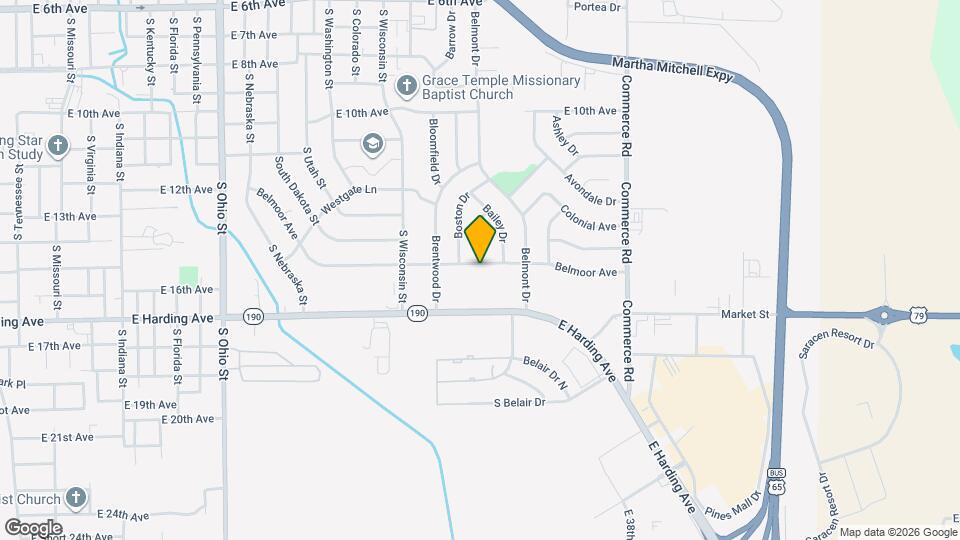 2308 Belmoor Ave Map and Location Details