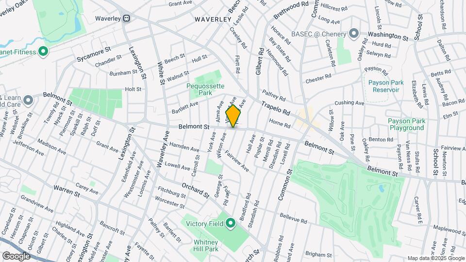 700 Belmont St, Unit 1 Map and Location Details