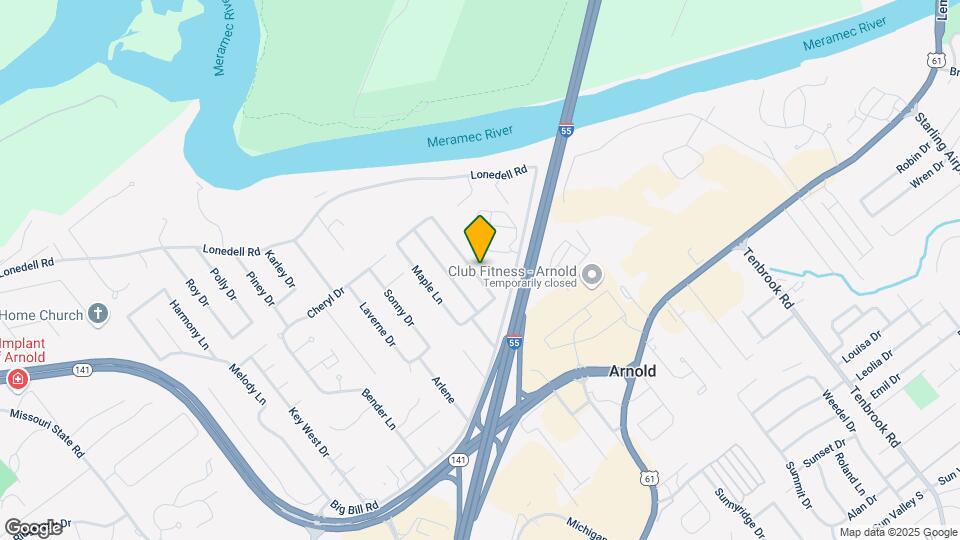 1942 Redwood Dr Map and Location Details