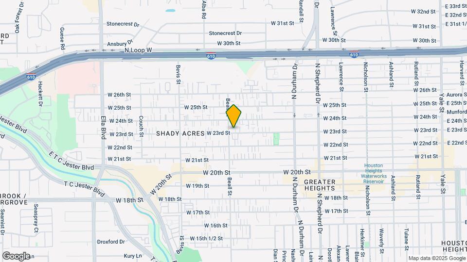 1033 W 23rd St Map and Location Details
