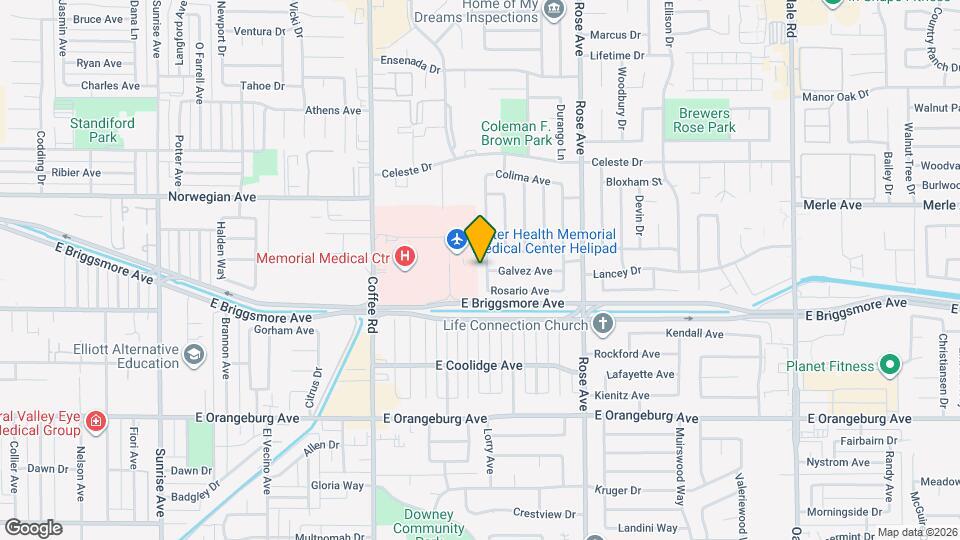 1701 Ortega Dr Map and Location Details