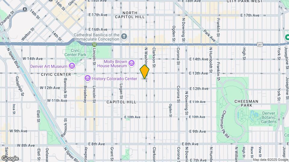 1243 Washington St Map and Location Details