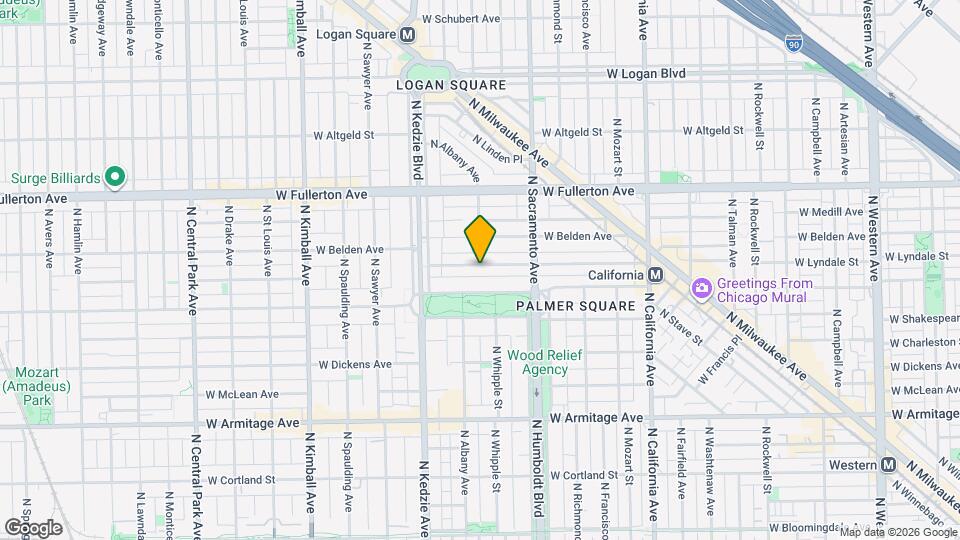 3061 W Lyndale St Map and Location Details