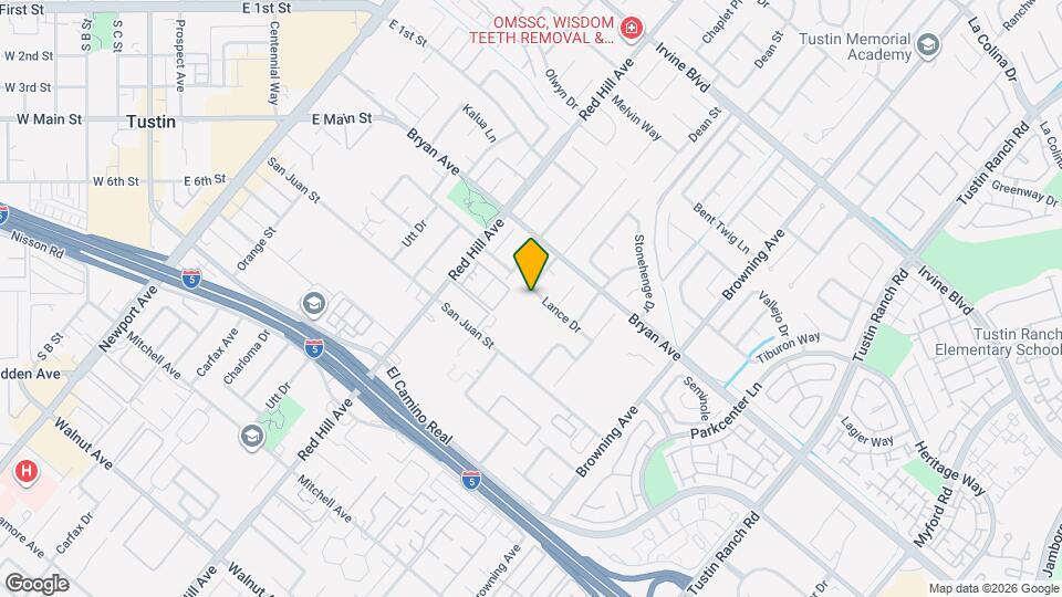 1652 Lance Dr Map and Location Details