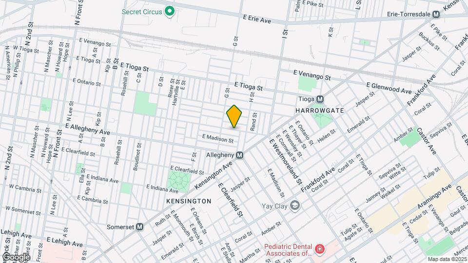 840 E Westmoreland St Mapa y Detalles de la Ubicación