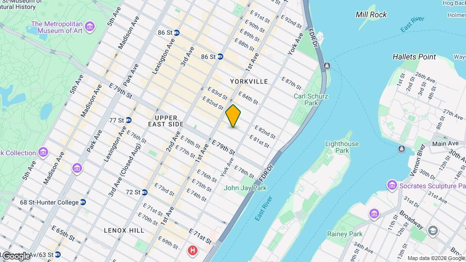 428 E 81st St Map and Location Details