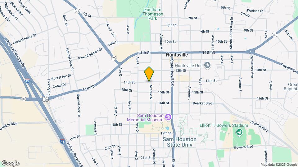 1403 14th St Map and Location Details