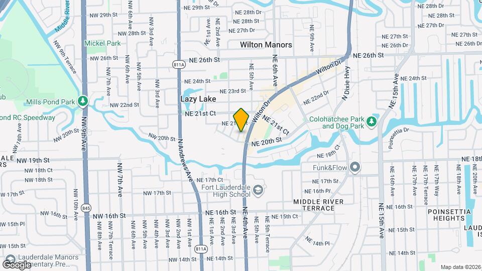 2008 NE 4th Ave Map and Location Details