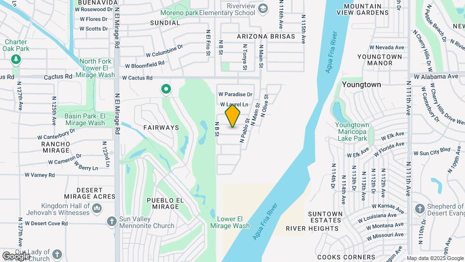 11818 W Altadena Ave Map and Location Details