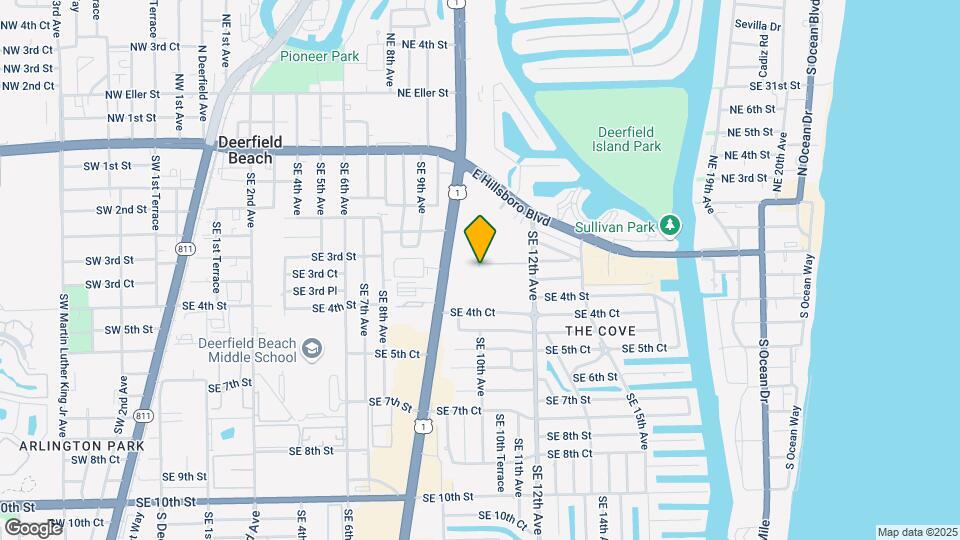 1000 SE 3rd St Map and Location Details