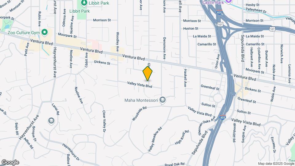 15907 Valley Vista Blvd Map and Location Details