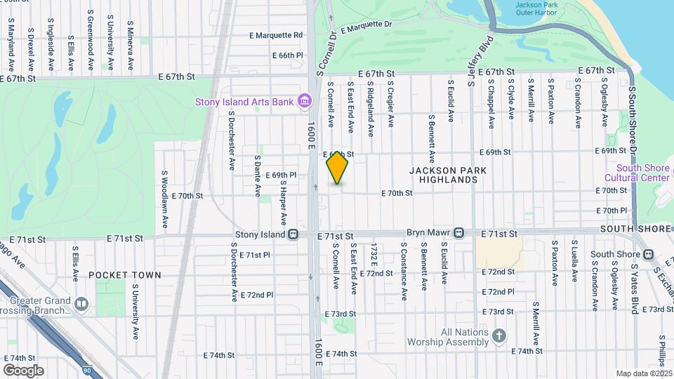 New Venture Realty South Shore Apartments Map and Location Details