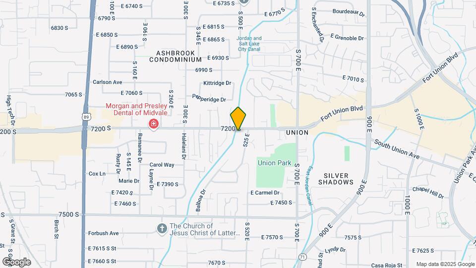 500 E Fort Union Blvd Map and Location Details