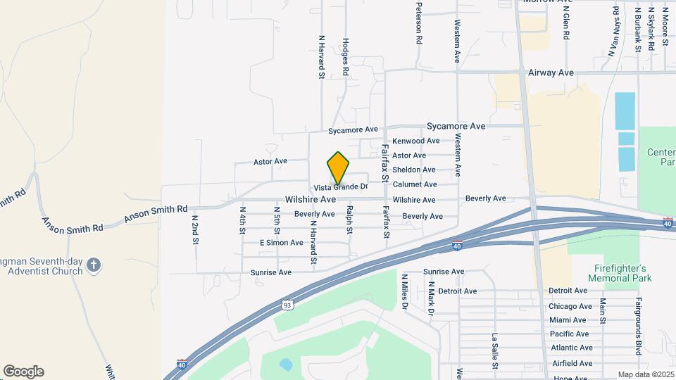 714 Vista Grande Dr Map and Location Details
