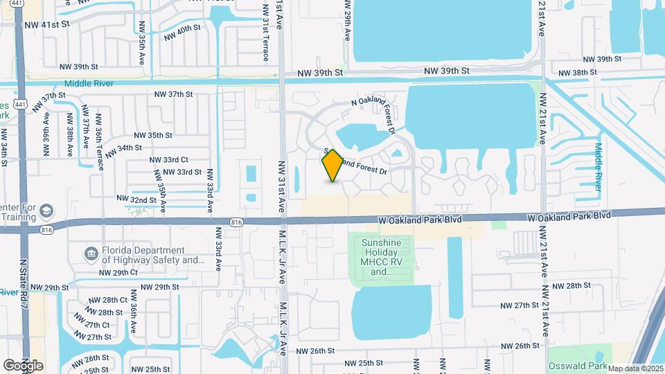 3109 Oakland Shores Dr Map and Location Details