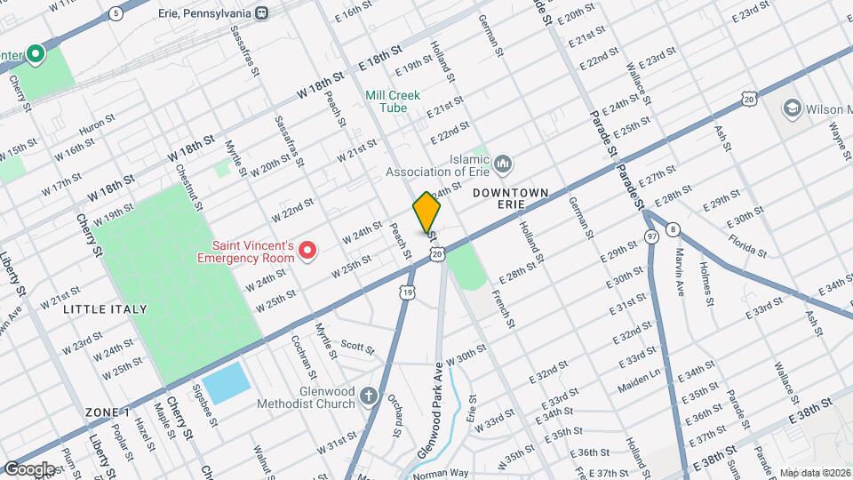 2512 State St Mapa y Detalles de la Ubicación
