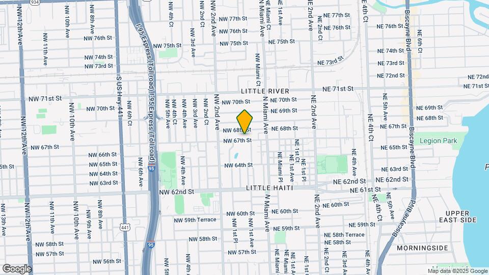 91 NW 67th St Mapa y Detalles de la Ubicación