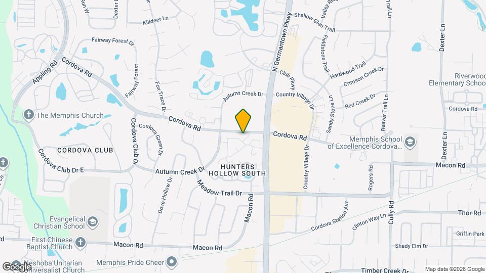 Cordova Creek Apartments Map and Location Details