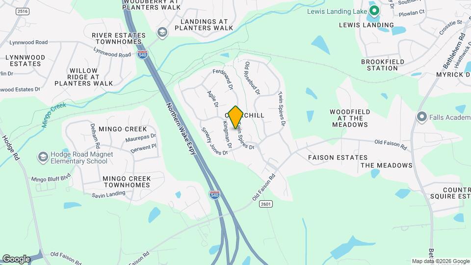 4609 Twin Spires Dr Mapa y Detalles de la Ubicación