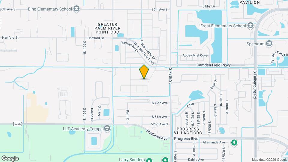 7329 Canterbury Bells Ct Map and Location Details