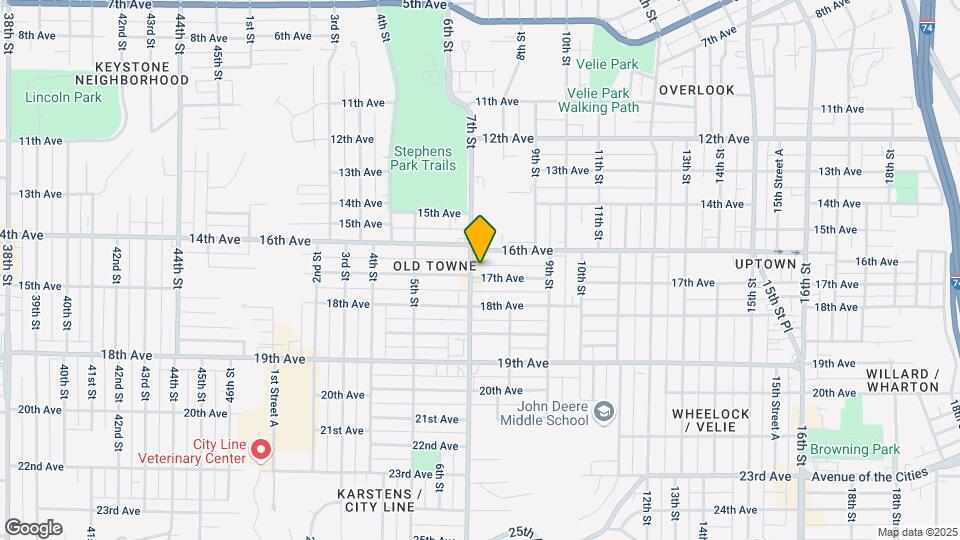 709 17th Ave Map and Location Details