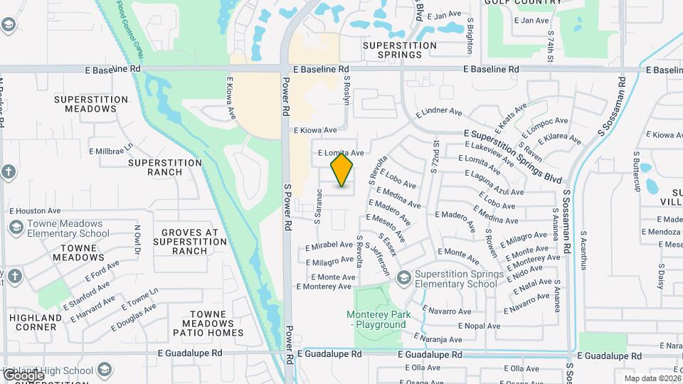 6930 E Medina Ave Map and Location Details