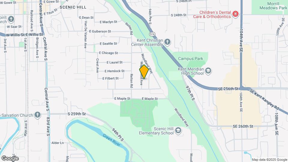 834 Maplewood Ave Map and Location Details