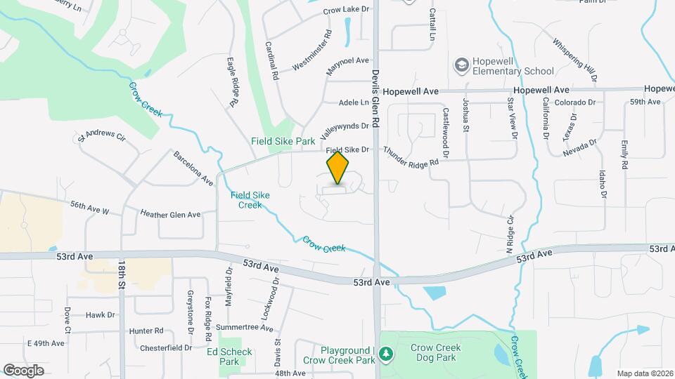 3368 Glenbrook Cir S Map and Location Details