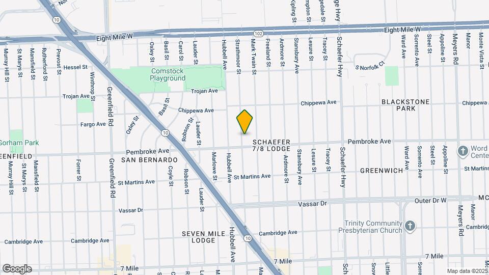 19934 Strathmoor St Mapa y Detalles de la Ubicación
