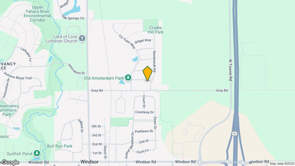 6879 Rembrandt Rd Map and Location Details