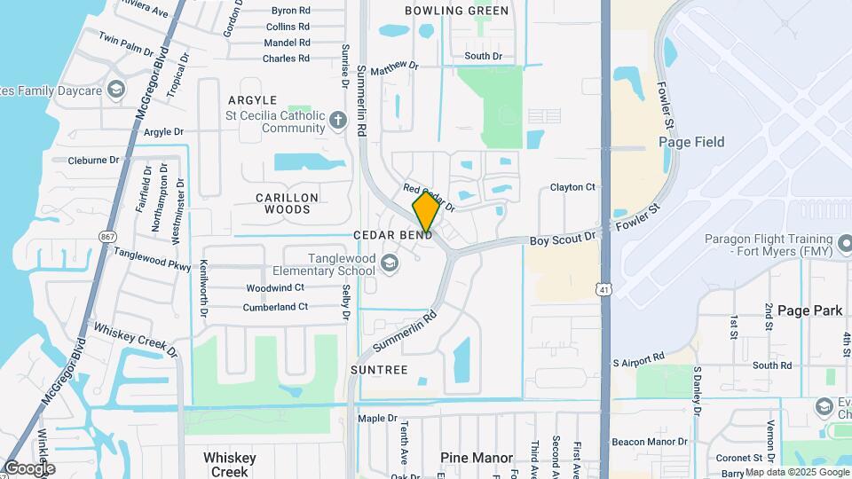 5241 Cedarbend Dr Map and Location Details